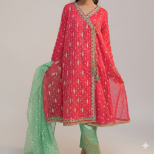 Banarsi Organza 3 pc suit