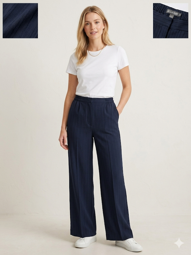 Home navy blue pant
